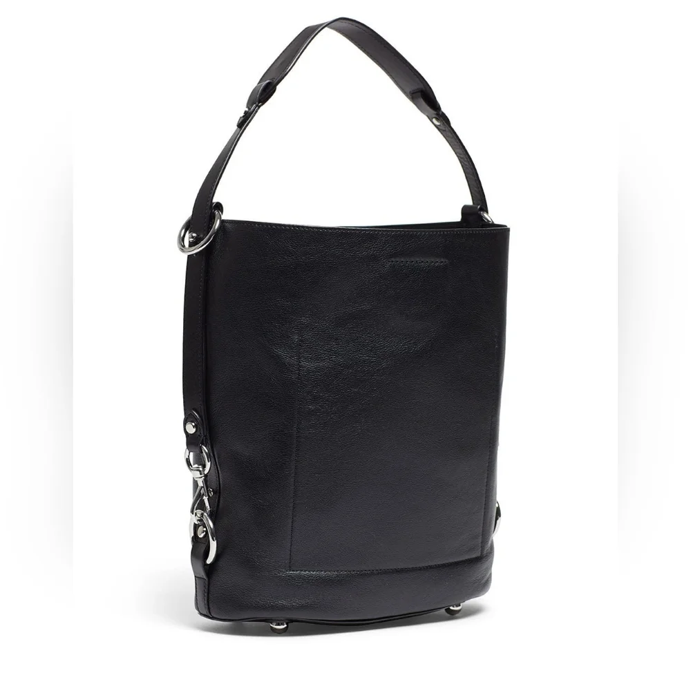 Rebecca Minkoff Black Utility Convertible Bucket Bag - Picture 3 of 15